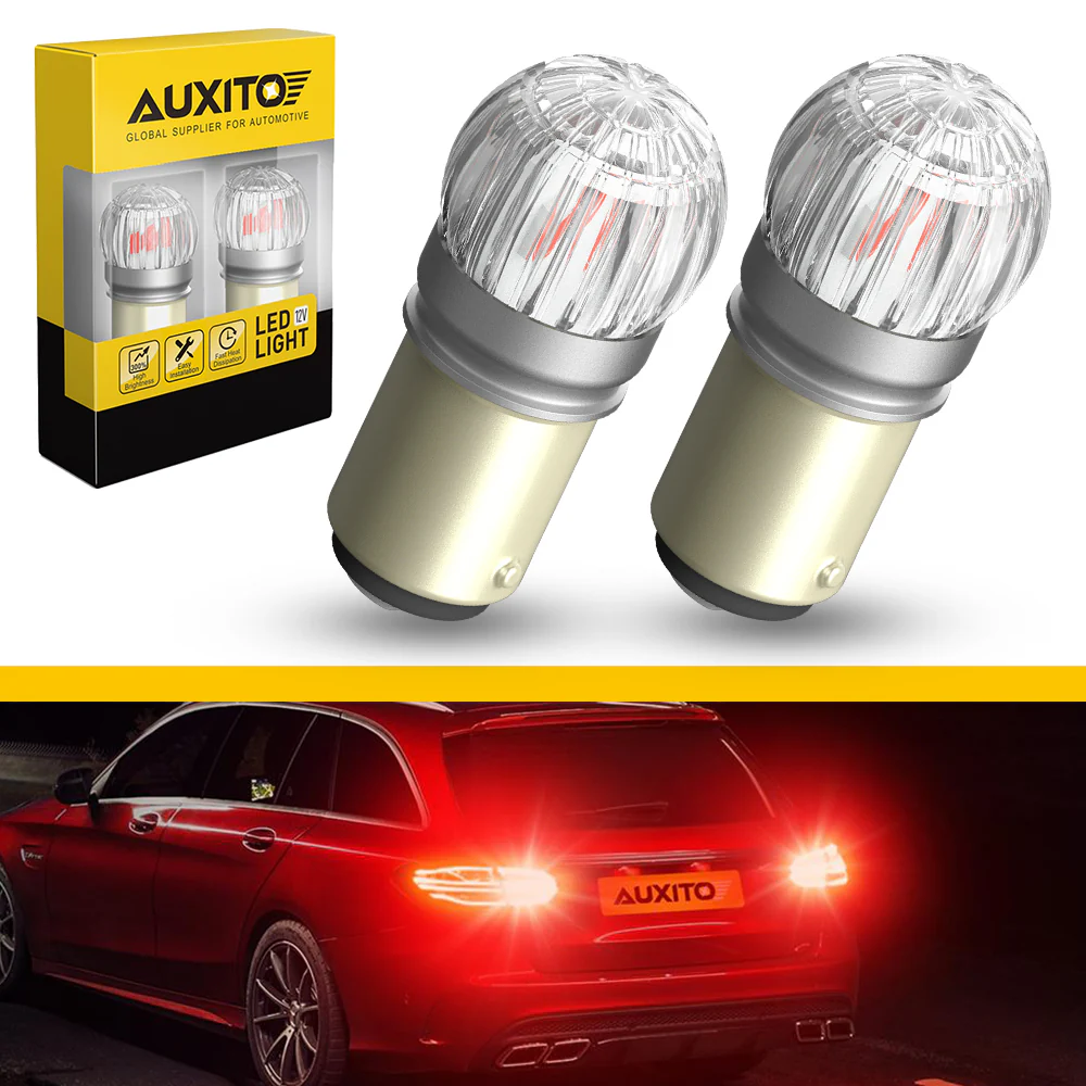 AUXITO 1157 Red LED Bulb 2057 2357 7528 LED Brake Tail Stop Parking Light Bulb