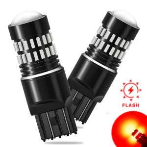AUXITO 7443 LED Bulb Brilliant Red 7440 7444 LED Brake Tail Stop Parking Light Bulb